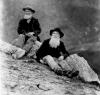 Abolitionist John Brown's sons, Owen and Jason Brown, hiking the San Gabriel Mountains in 1884. Courtesy of the Photo Collection, Los Angeles Public Library.